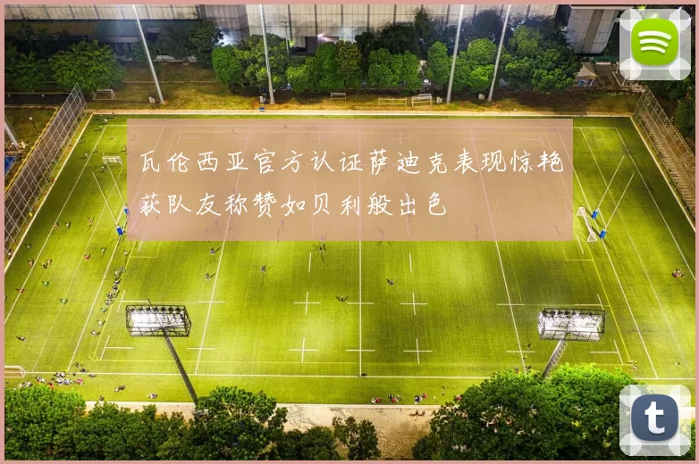 瓦伦西亚官方认证萨迪克表现惊艳获队友称赞如贝利般出色